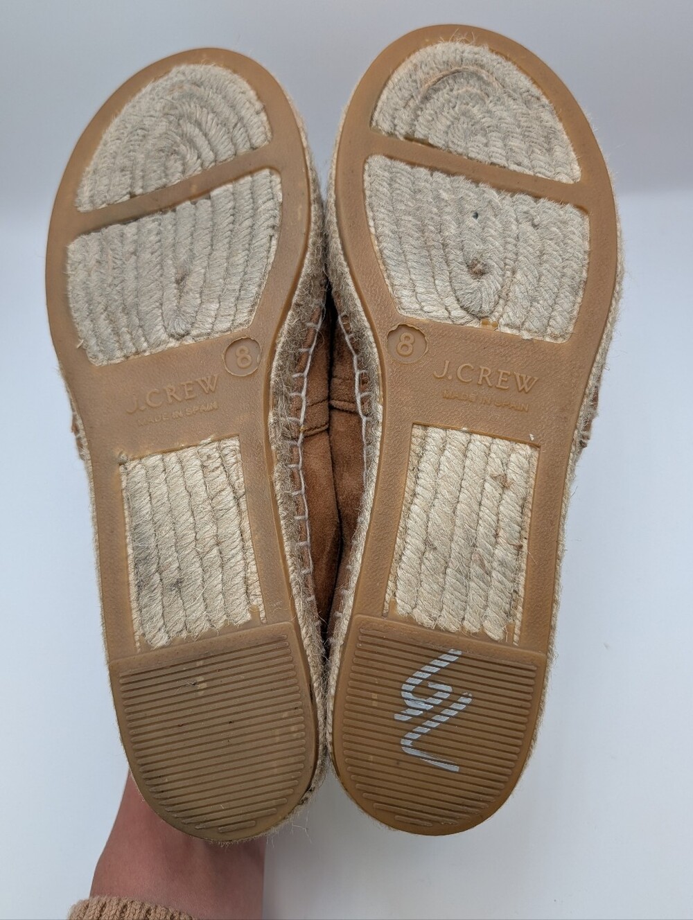 J. Crew Suede Leather Espadrilles Flats - Picture 8 of 10
